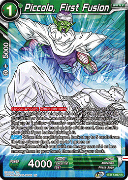 Piccolo, Primera Fusión (BT17-067) [Ultimate Squad] 