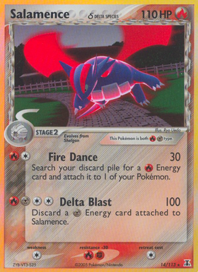 Salamence (14/113) (Especie Delta) [EX: Especie Delta] 