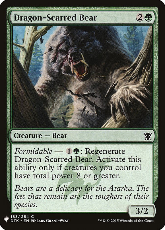 Oso con cicatrices de dragón [Mystery Booster] 