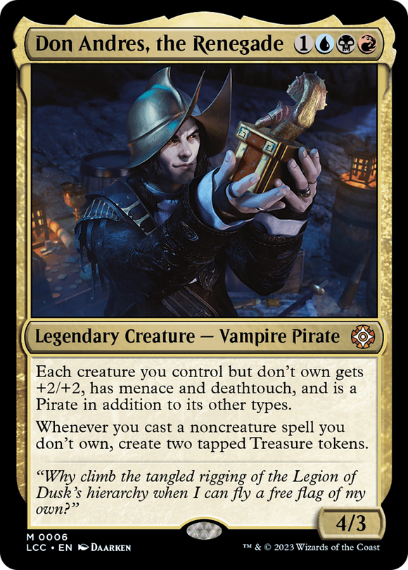 Don Andrés, el Renegado [Las Cavernas Perdidas de Ixalan Comandante] 
