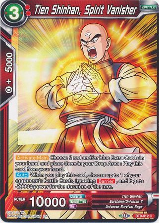 Tien Shinhan, el desvanecedor de espíritus (BT9-012) [Embestida universal] 