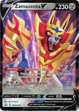 Zamazenta V (SWSH019) [Promociones de Sword &amp; Shield: Black Star] 
