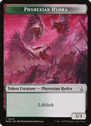 Warrior // Phyrexian Hydra (0012) Double-Sided Token [March of the Machine Tokens]-2