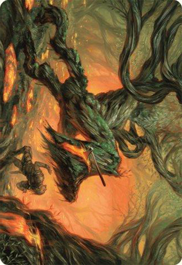 Tarjeta de arte Stump Stomp [Serie de arte Modern Horizons 3] 