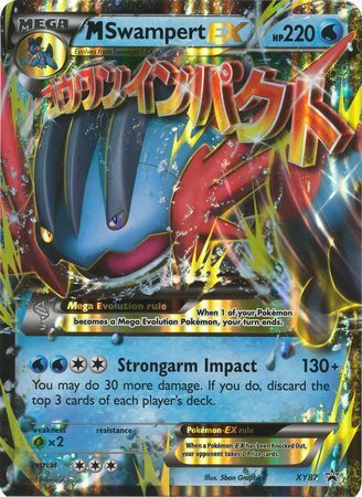 M Swampert EX (XY87) (Tarjeta gigante) [XY: Black Star Promos] 
