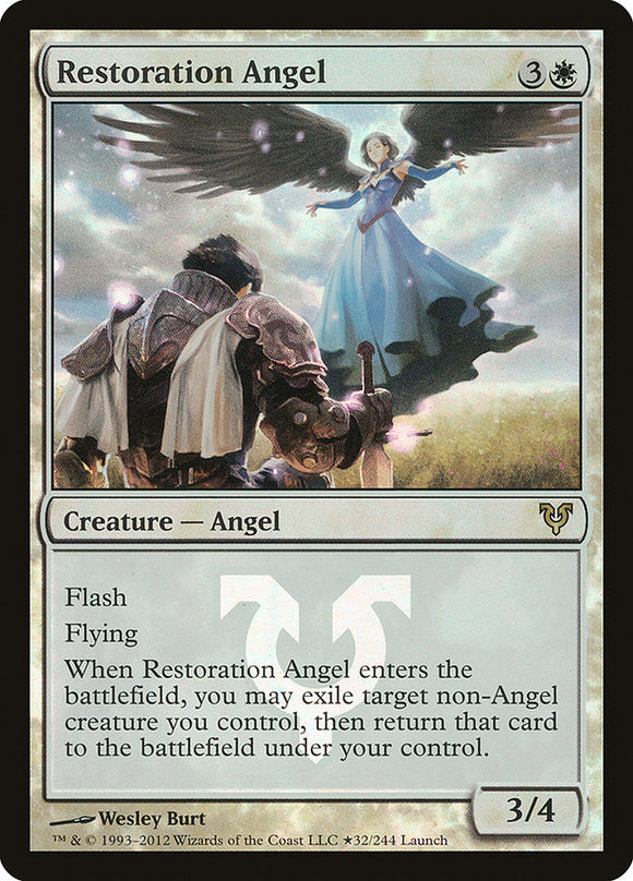 Ángel de la restauración (lanzamiento) [Promociones previas al lanzamiento de Avacyn Restored] 