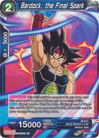 Bardock, la chispa final (DB3-028) [Fuerza gigante] 