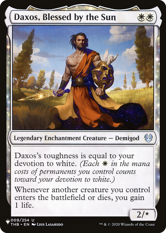 Daxos, Blessed by the Sun [The List]
