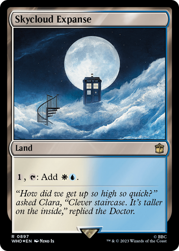 Expansión de nubes celestes (Surge Foil) [Doctor Who] 