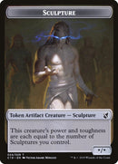 Bird (001) // Sculpture Double-Sided Token [Commander 2019 Tokens]-2
