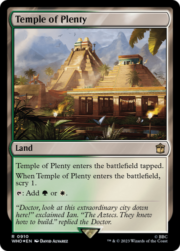 Templo de la abundancia (Surge Foil) [Doctor Who] 