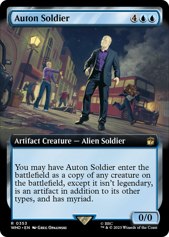 Soldado Autónomo (ilustración ampliada) [Doctor Who] 
