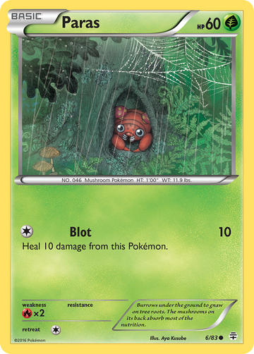 Paras (6/83) [XY: Generaciones] 
