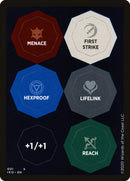 Punch Card Token (001 // 002) - Thick Stock [Ikoria: Lair of Behemoths Tokens]-1