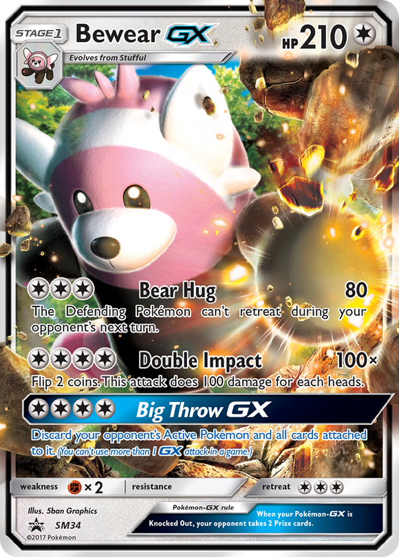Bewear GX (SM34) [Sun &amp; Moon: promociones de Black Star] 