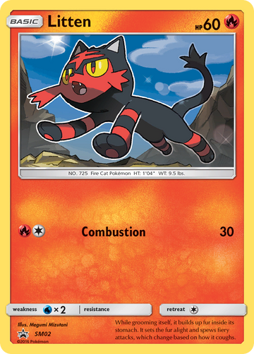 Litten (SM02) [Sol y Luna: promociones de Black Star] 