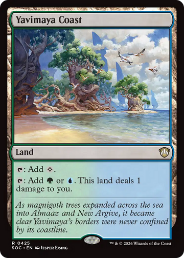 Yavimaya Coast [Secrets of Strixhaven Commander]