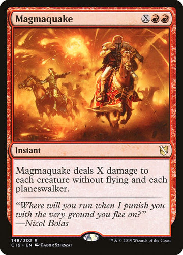 Terremoto de magma [Commander 2019] 