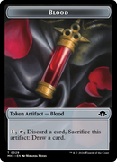 Phyrexian Germ // Blood Double-Sided Token [Modern Horizons 3 Tokens]-2