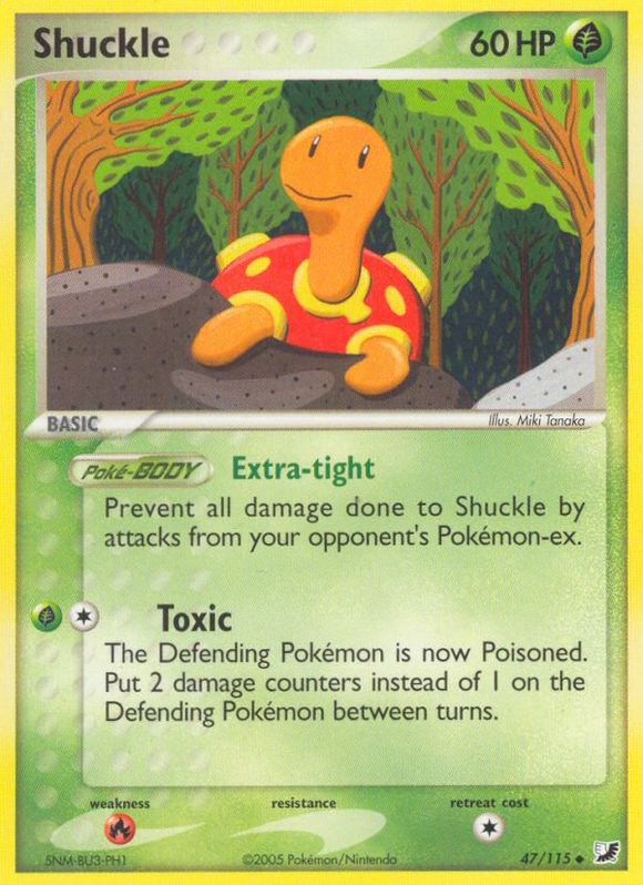 Shuckle (47/115) [EX: Fuerzas invisibles] 