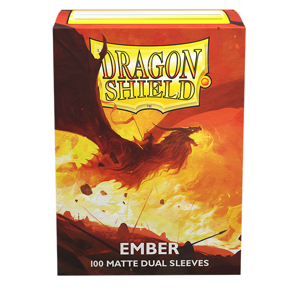 Dragon Shield: Fundas estándar de 100 ct - Ember (mate doble) 