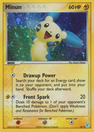 Minun (6/12) [EX: Kit de entrenador 2 - Minun] 