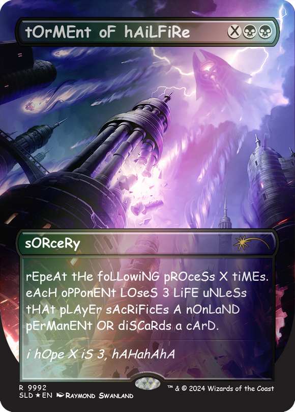 TORMENTO DE GRANIZO (arcoíris) [Serie Secret Lair Drop] 