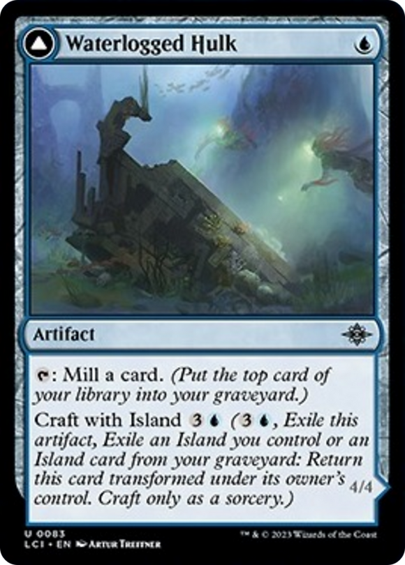Hulk anegado // Góndola estanca [Las cavernas perdidas de Ixalan] 
