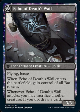 Tribute to Horobi // Echo of Death's Wail [Kamigawa: Neon Dynasty] - 0