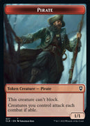 Pirate // Goblin Double-Sided Token [Commander Legends: Battle for Baldur's Gate Tokens]-1
