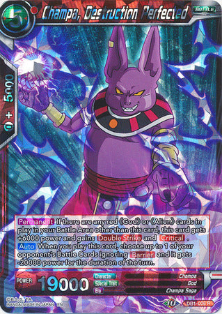 Champa, Destrucción Perfeccionada (DB1-006) [Dragon Brawl] 