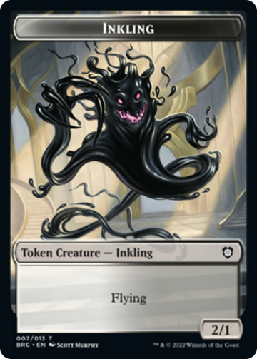 Copy // Inkling Double-Sided Token [The Brothers' War Commander Tokens] - 0