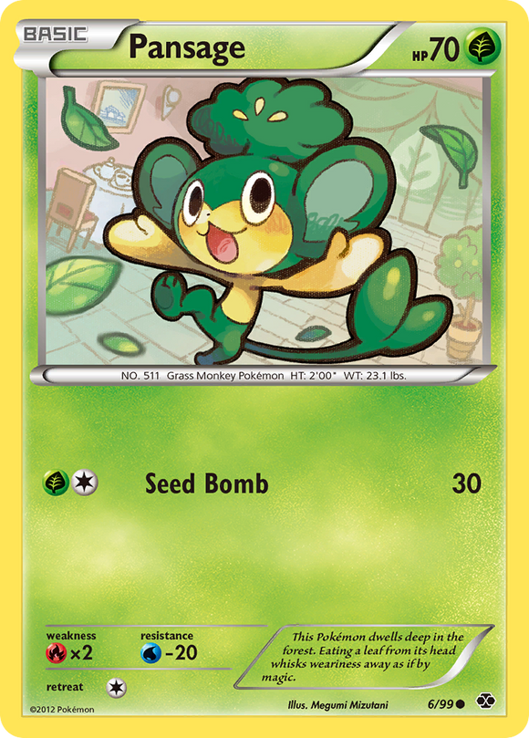Pansage (6/99) [Blanco y Negro: Próximos destinos] 