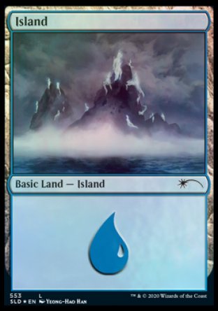 Isla (Espíritus) (553) [Promociones de lanzamiento de Secret Lair] 