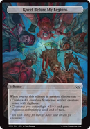 Kneel Before My Legions (Full Art) [Duskmourn: Archenemy]-1
