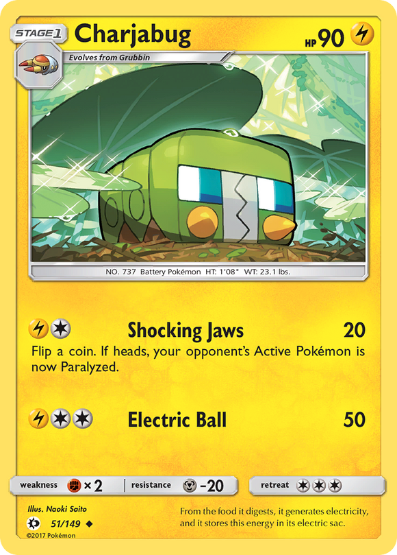 Charjabug (51/149) [Sol y Luna: Conjunto básico] 