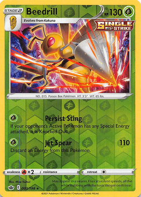 Beedrill (003/198) [Espada y escudo: reinado escalofriante] 