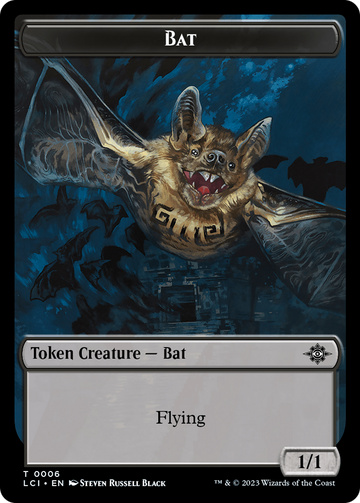 Copy // Bat Double-Sided Token [The Lost Caverns of Ixalan Tokens] - 0