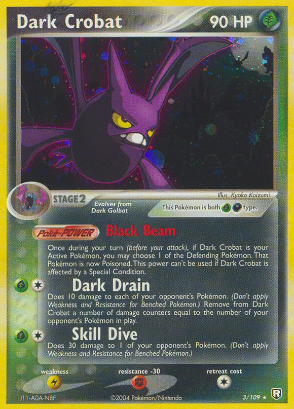 Crobat oscuro (3/109) [EX: El Equipo Rocket regresa] 