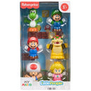 Fisher-Price Little People My Mario Figure 6-Pack Toy Set for Toddlers & Kids-1
