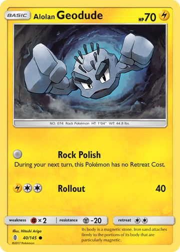 Geodude de Alola (40/145) [Sol y Luna: Guardianes en ascenso] 