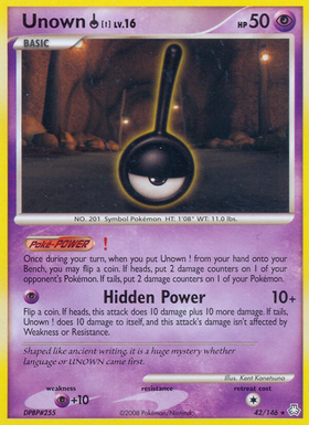 ¡Unown! (42/146) [Diamante y Perla: Leyendas despertadas] 