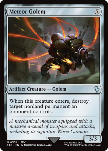 Meteor Golem [FINAL FANTASY Commander]