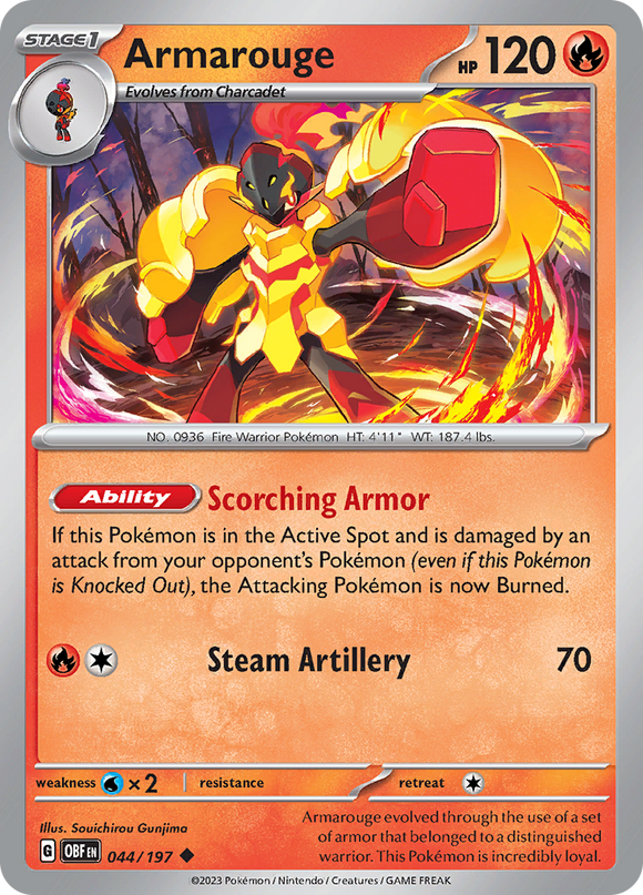 Armarouge (044/197) [Scarlet &amp; Violet: Llamas de obsidiana] 