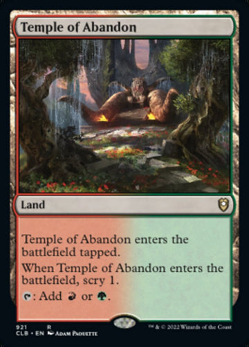 Templo del Abandono [Commander Legends: Battle for Baldur's Gate] 