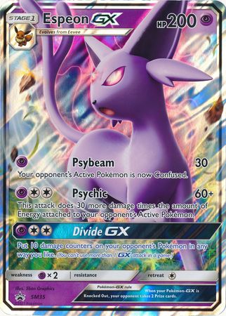 Espeon GX (SM35) (Tarjeta Jumbo) [Sun &amp; Moon: Black Star Promos] 
