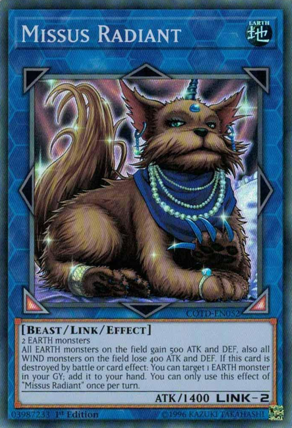 Señorita Radiante [COTD-EN052] Súper Rara 