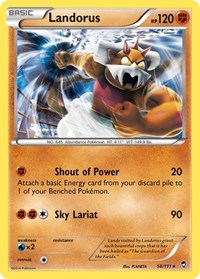 Landorus (58/111) (Exclusivo del mazo temático) [XY: Furious Fists] 
