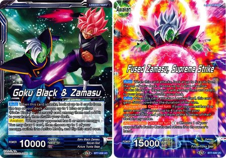 Goku Black y Zamasu // Zamasu fusionado, Golpe supremo (BT7-026) [Asalto de los Saiyans] 