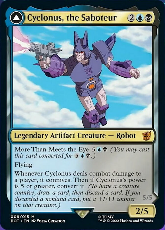 Cyclonus, el saboteador // Cyclonus, luchador cybertroniano [Transformers] 